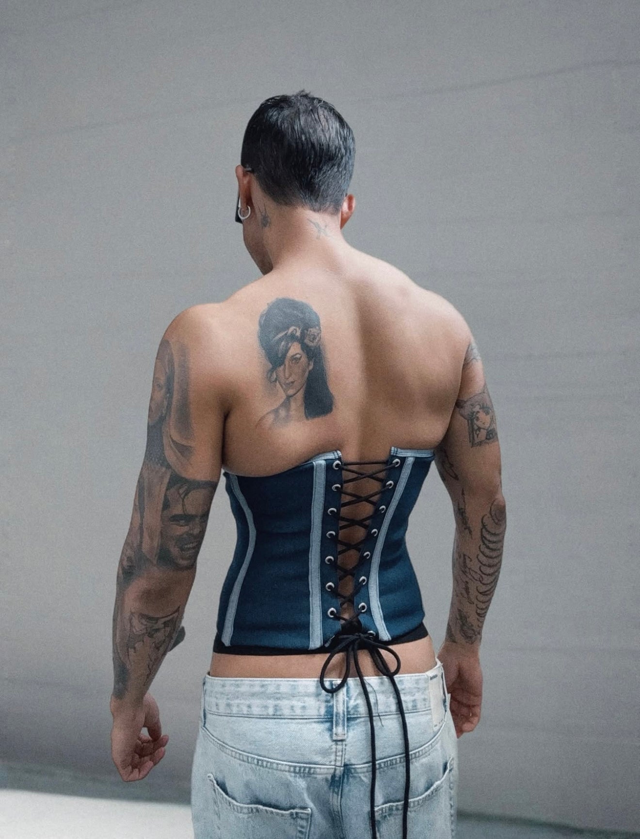 Denim Corset